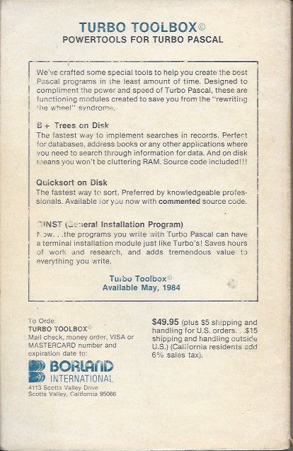 Turbo Pascal Reference Manual von Borland International