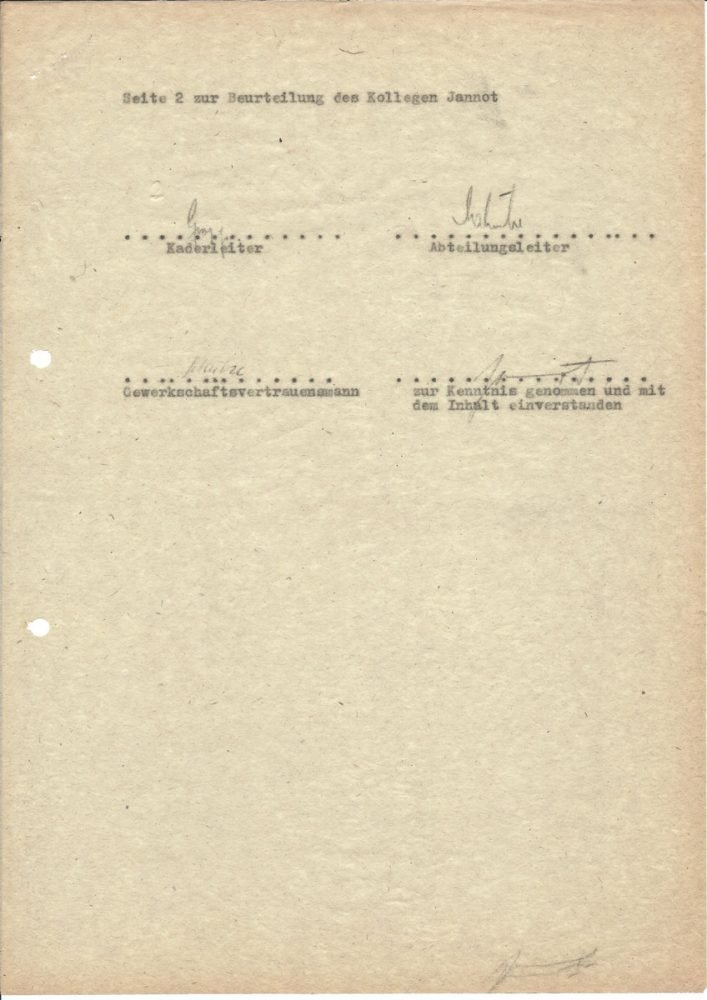 Beurteilung von Wasseraufbereitungsanlagen Markkleeberg (1970), Seite 2/2