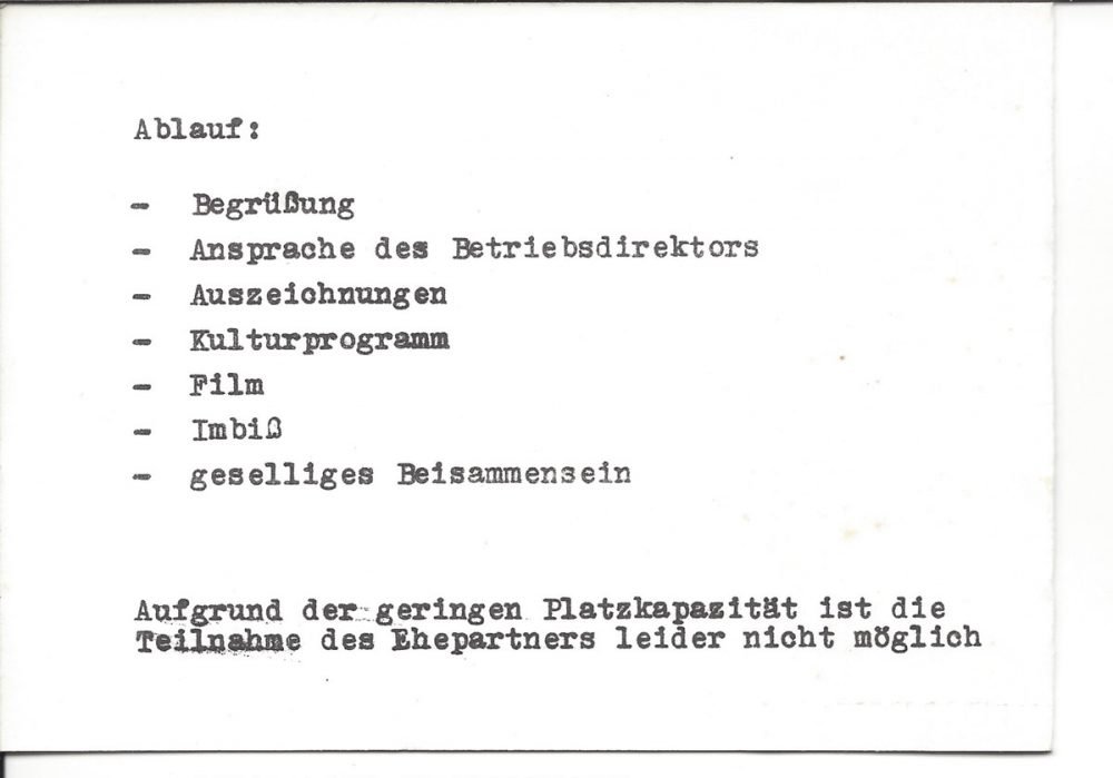 Einladung zur Abschlussfeier der Trassenbauer (1978), Seite 2/3